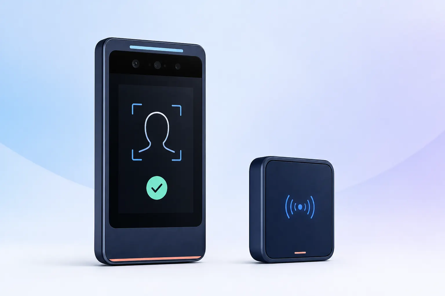 Face recognition and RFID attendance devices